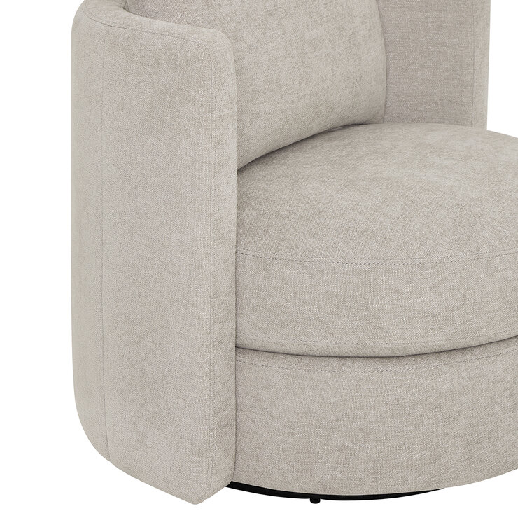 Thomasville, Juego de 2 Sillones Giratorios de Tela — Imagen 3 de 4