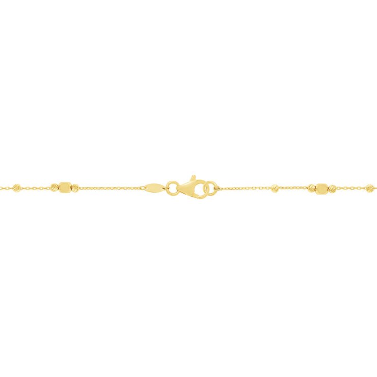 Collar con Cuentas Multiples, Oro Amarillo de 14K — Imagen 3 de 4