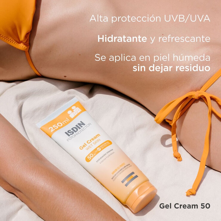 Isdin Fotoprotector Gel Crema 2/250 ml — Imagen 2 de 4