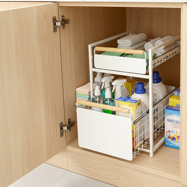 Mesa - Inspired Living, Organizador Metálico de 2 Niveles — Imagen 4 de 4