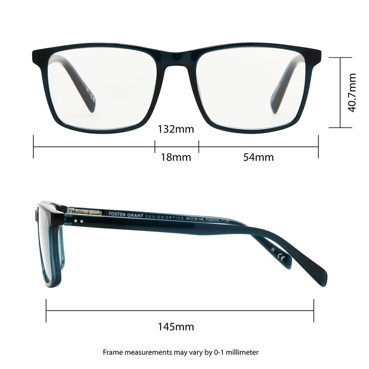 Foster Grant, Lentes de lectura, Dioptría +1.75 para Caballero — Imagen 4 de 4