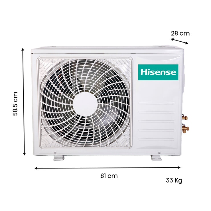 Hisense, Aire Acondicionado Minisplit, Enfriamiento y Calefacción, 12,000 BTU, 220V, Gas R32 — Imagen 2 de 4