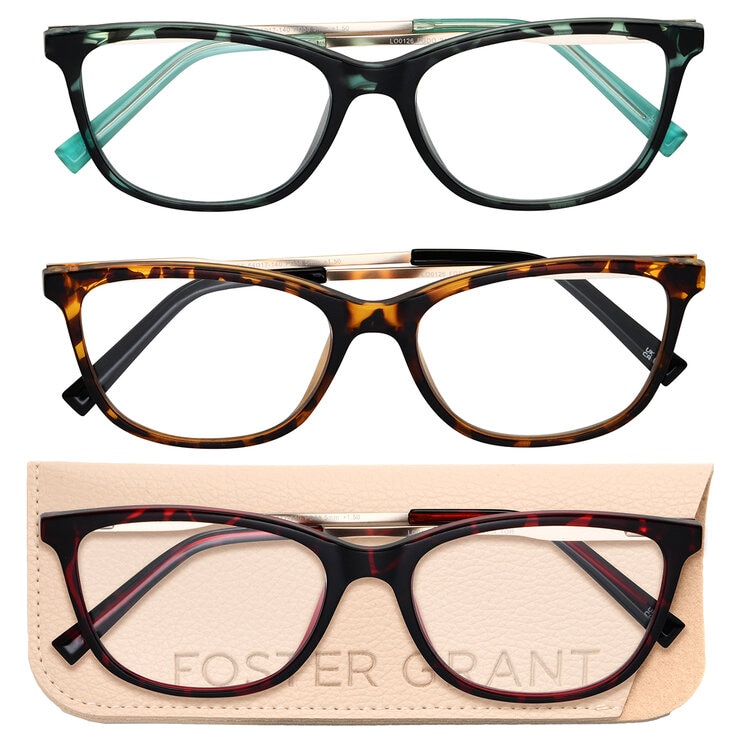 Foster Grant, Lentes de lectura, Dioptría +1.75 para Dama — Imagen 3 de 4
