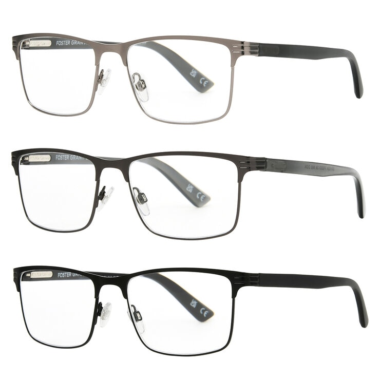 Foster Grant, Lentes de lectura, Dioptría +2.00 para Caballero — Imagen 2 de 4