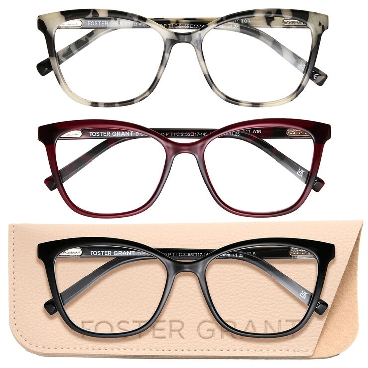 Foster Grant, Lentes de lectura, Dioptría +2.00 para Dama — Imagen 3 de 4