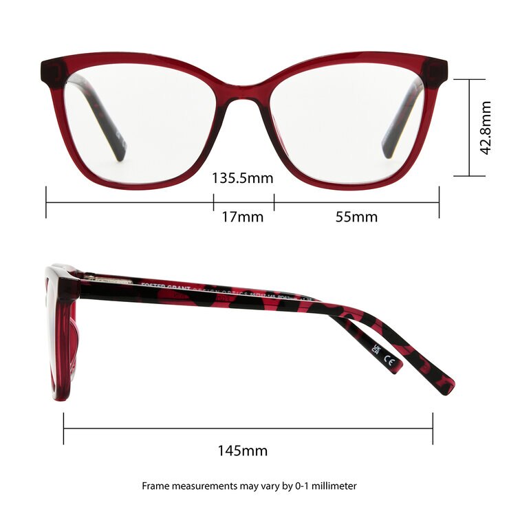 Foster Grant, Lentes de lectura, Dioptría +2.00 para Dama — Imagen 2 de 4