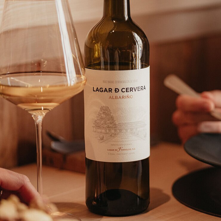 Vino Blanco Lagar D Cervera Albariño 750 ml. — Imagen 2 de 3