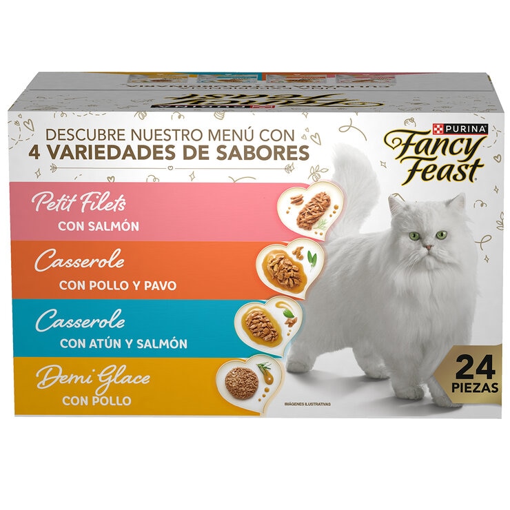 Fancy Feast Alimento Húmedo para Gato 24 pzas de 85 g