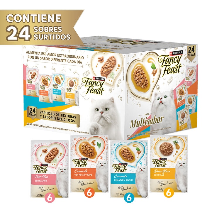 Fancy Feast Alimento Húmedo para Gato 24 pzas de 85 g — Imagen 4 de 4