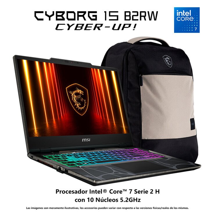 MSI CYBORG 15.6 FHD CI7 — Imagen 2 de 4