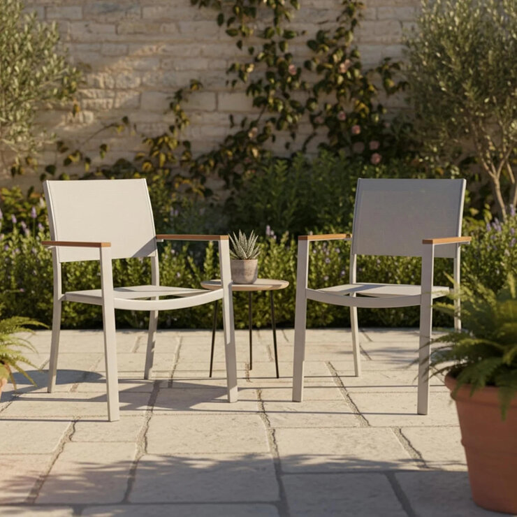 Midtown Concept, Tagula Set de 4 Sillas para Exterior — Imagen 4 de 4
