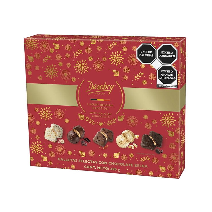 Desobry Surtido de Galletas Selectas con Chocolate Belga 490 g — Imagen 1 de 3