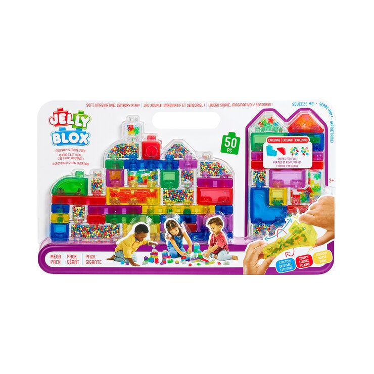 Jelly Box Bloques Sensoriales de Construcción, 50 Piezas — Imagen 1 de 4