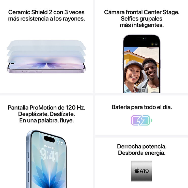 Apple iPhone 17 256GB Lavanda — Imagen 3 de 4