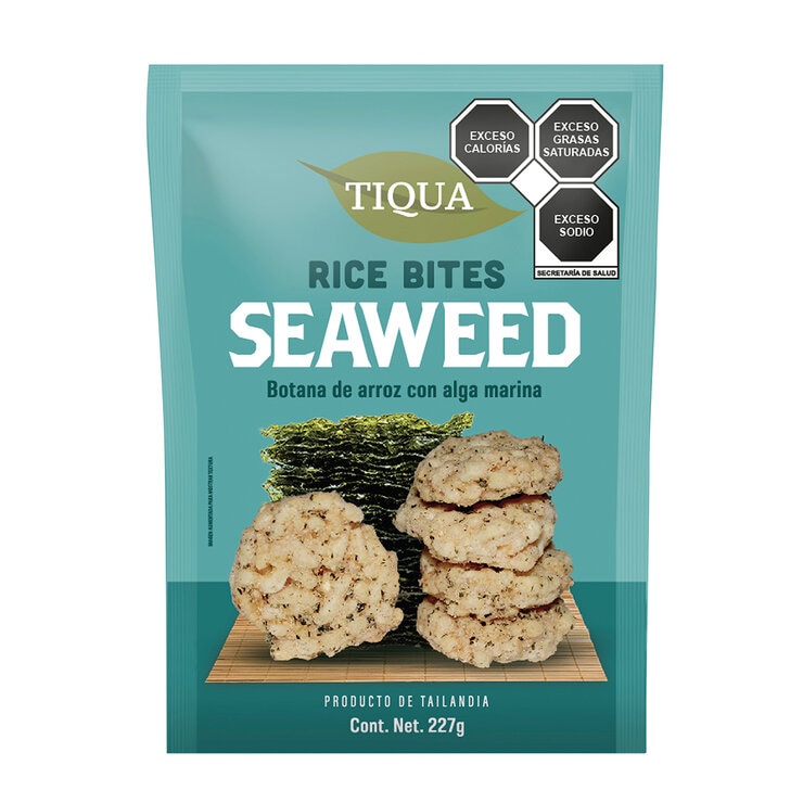 Tiqua Botanas de Arroz con Alga Marina 227 g — Imagen 1 de 3