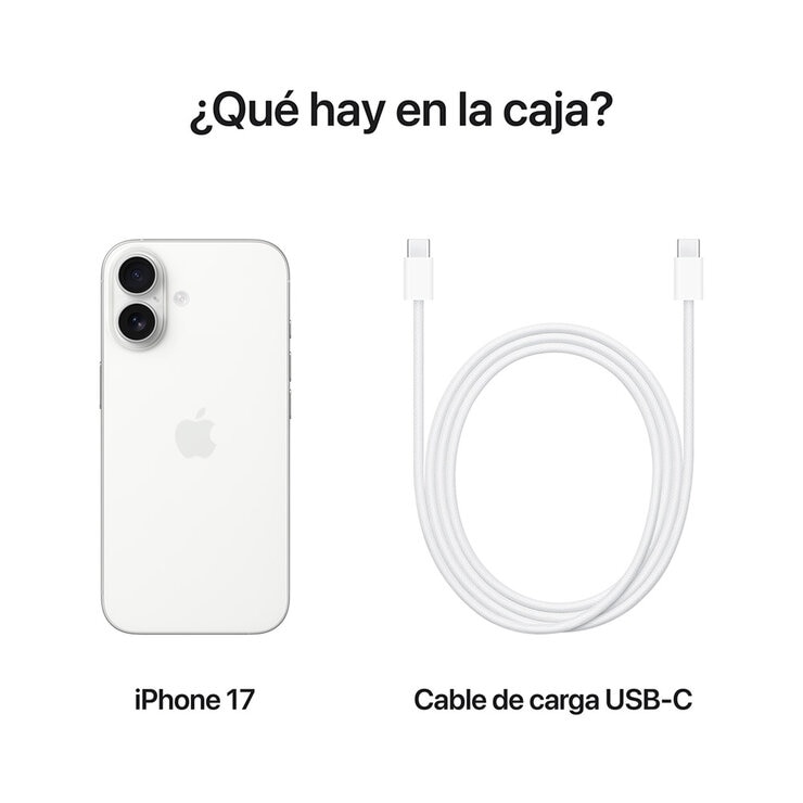 Apple iPhone 17 256GB Blanco — Imagen 3 de 4