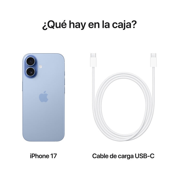Apple iPhone 17 256GB Azul Neblina — Imagen 2 de 4