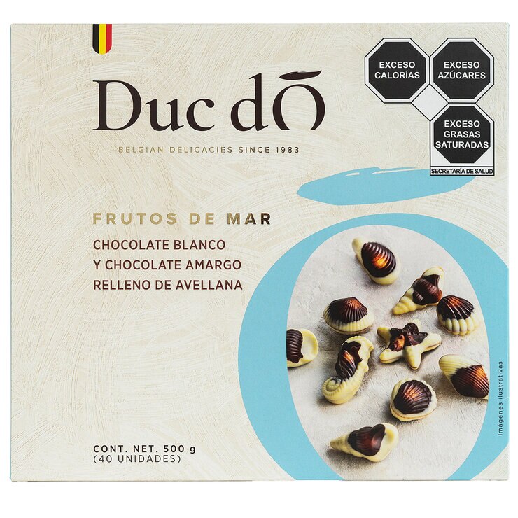Duc d'O Frutos de Mar Chocolates Belgas 500 g — Imagen 1 de 4