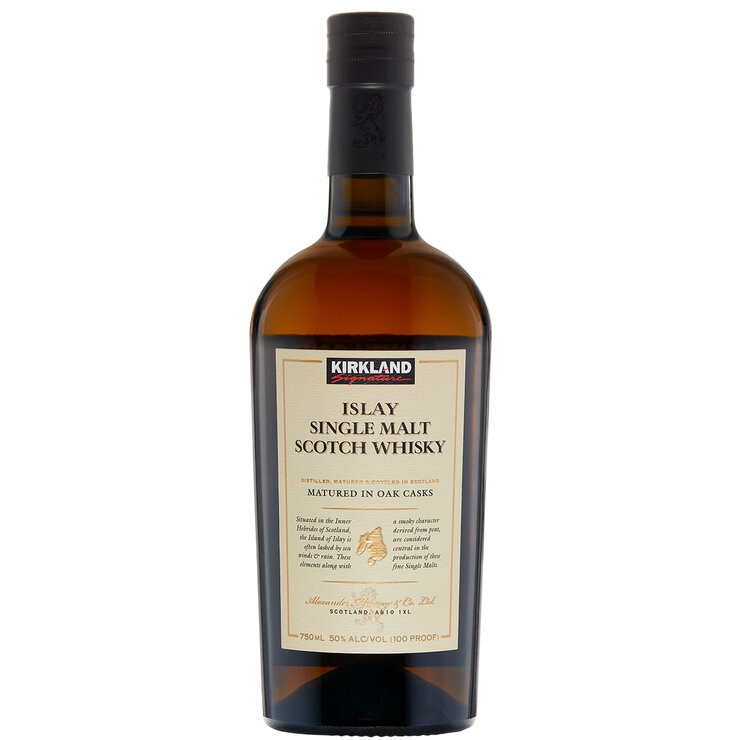 Whisky Kirkland Signature Islay Peated Single Malt Scotch 750 ml