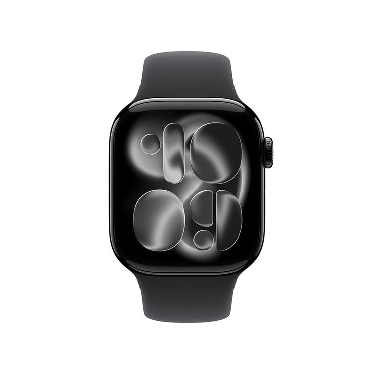 Apple Watch Series 11 (GPS + Celular) 42mm Aluminio Negro Azabache + Correa Deportiva Negra - Talla M/L — Imagen 2 de 4