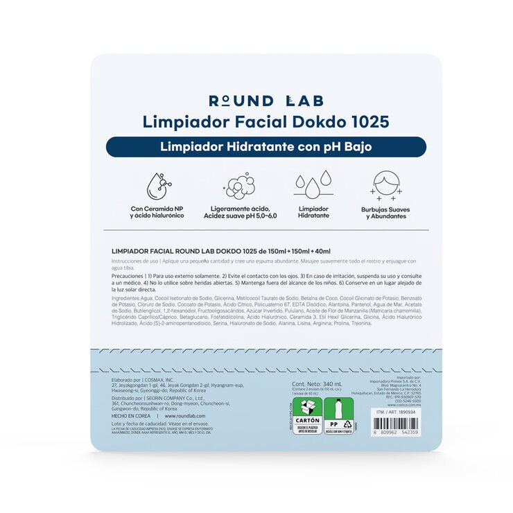 Round Lab Dokdo Limpiador Facial — Imagen 4 de 4