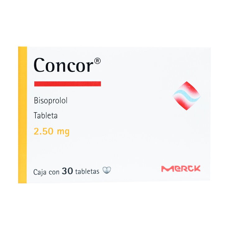 Concor 2.5 mg 30 Tabletas