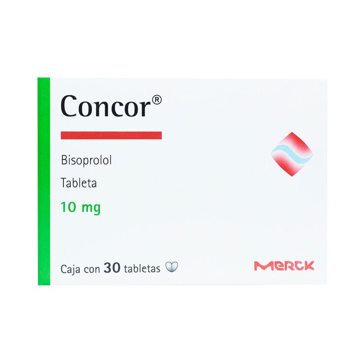 Concor 10 mg 30 Tabletas