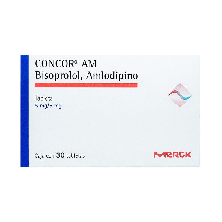 Concor AM 5/5 mg 30 Tabletas — Imagen 1 de 2