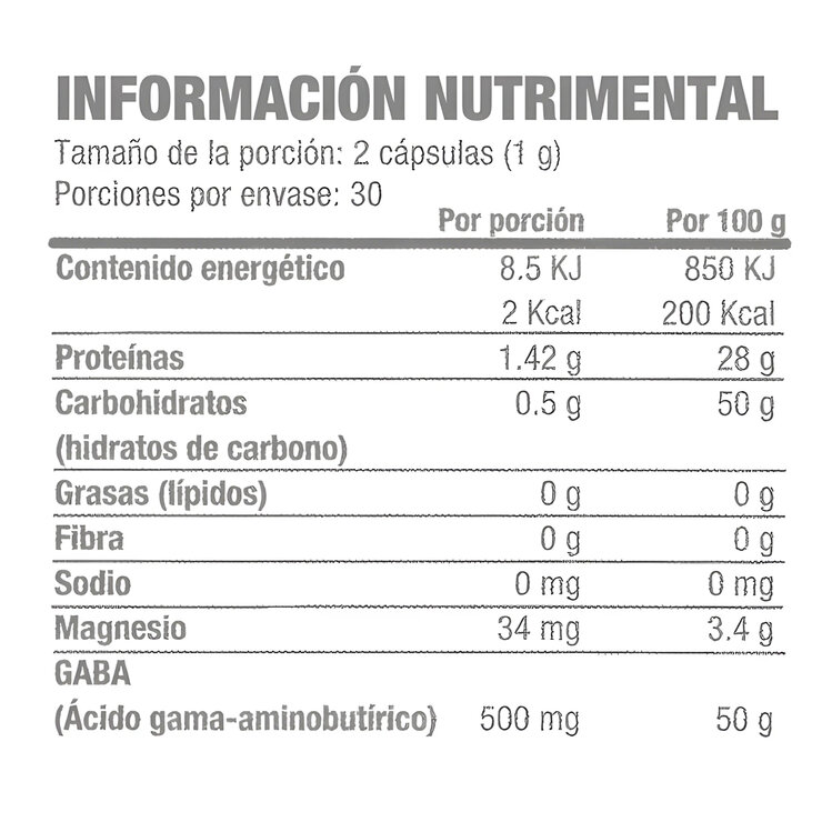 Life 180 GABA + Citrato de Magnesio 2 Frascos de 60 Cápsulas c/u — Imagen 2 de 3