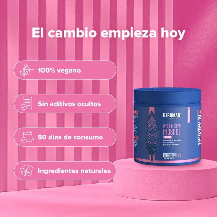Birdman Myo&D-Chiro Inositol en Polvo 205 gr — Imagen 3 de 4