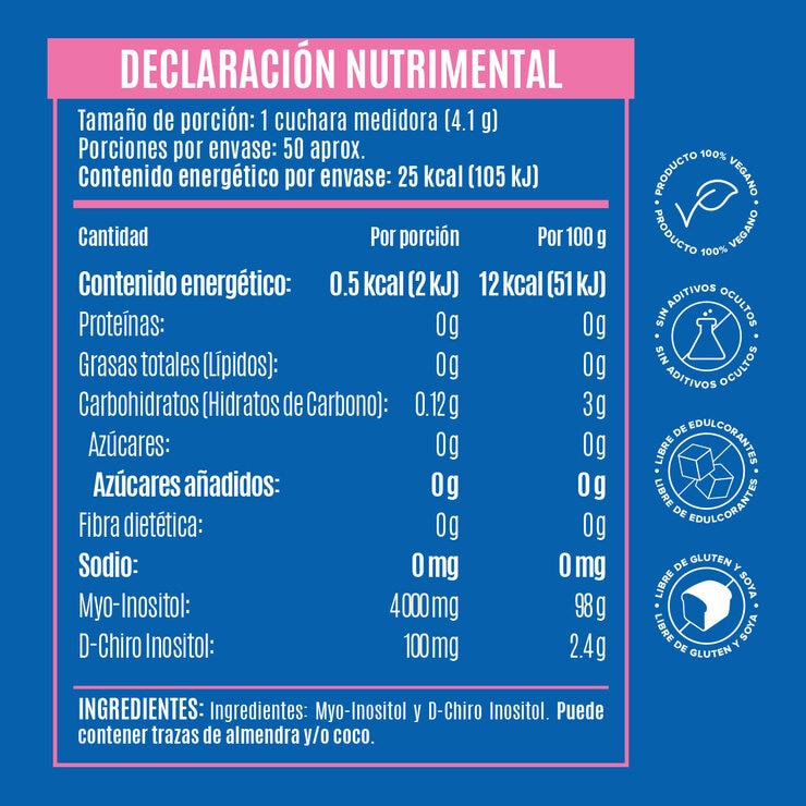 Birdman Myo&D-Chiro Inositol en Polvo 205 gr — Imagen 4 de 4