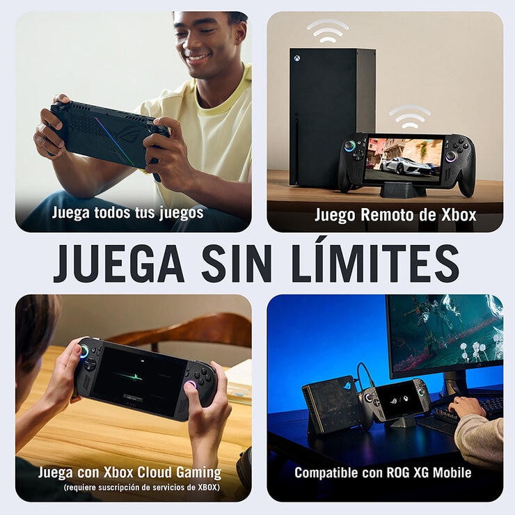 ASUS ROG Xbox Ally X Consola Portátil 7" Full HD AMD Ryzen AI Z2 Extreme 24GB 1TB SSD — Imagen 3 de 4