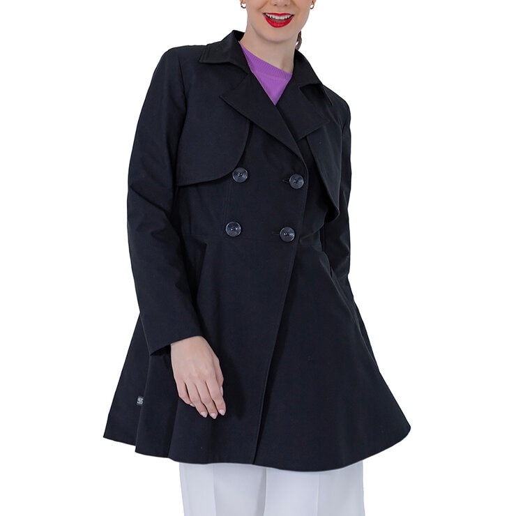 Shyla, Gabardina 3 en 1 para Dama, Color Negro, Varias Tallas