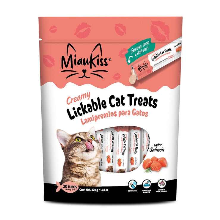 MiauKiss Premios para Gato 30 tubos de 14 g — Imagen 1 de 2