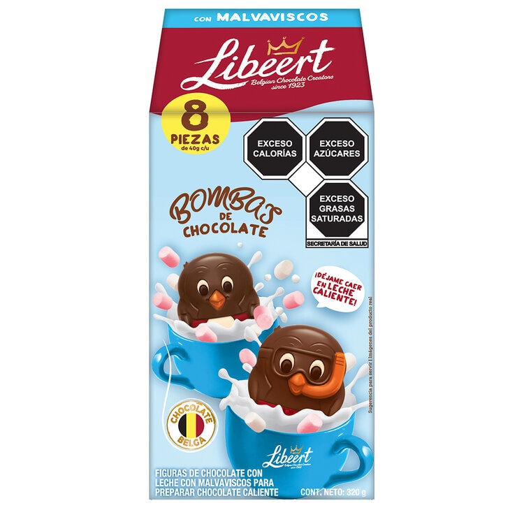 Libeert Bombas de Chocolate Belga con Malvaviscos 320 g — Imagen 1 de 2