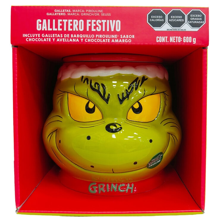 Grinch Galletero Festivo con Galletas de Barquillo 600 g — Imagen 1 de 2