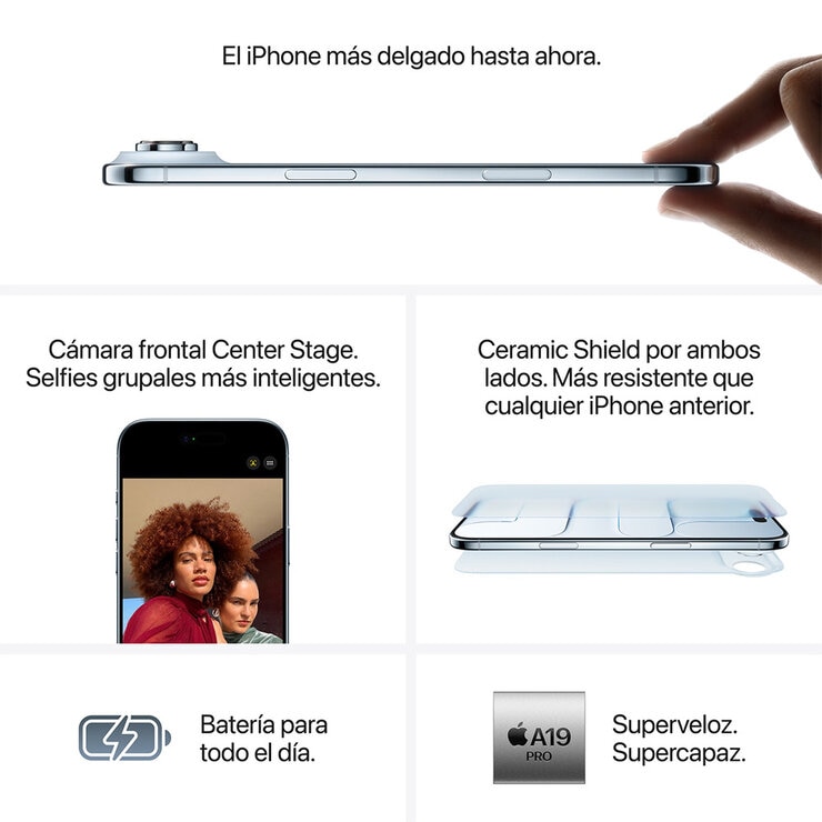 Apple iPhone Air Oro Claro — Imagen 3 de 4