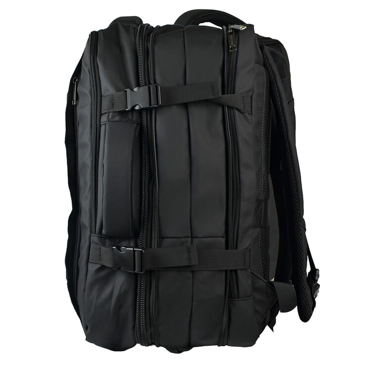 Perfect Choice Mochila Expandible para Viaje Defensi Negro — Imagen 3 de 4