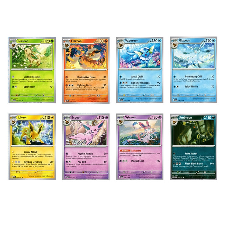 Pokémon Scarlet & Violet Prismatic Evolutions Mini Latas 8pk — Imagen 2 de 4