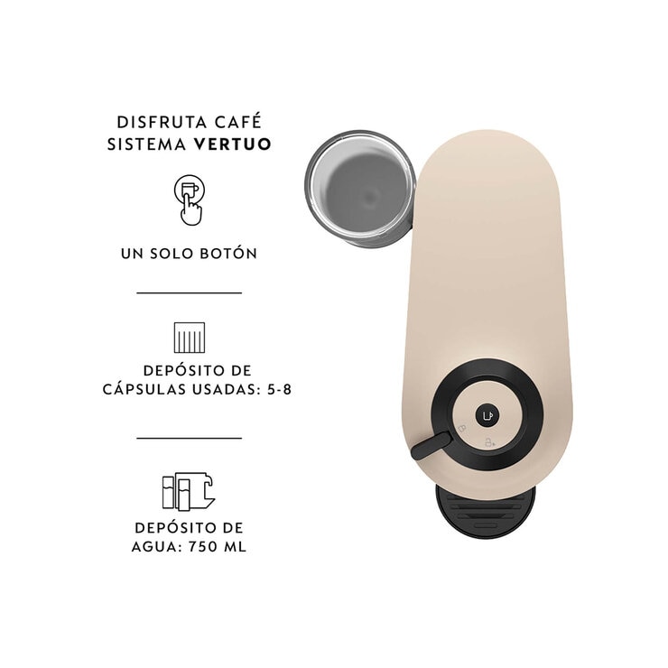 Nespresso, Cafetera Onpack Vertuo Pop Festive, Color Beige — Imagen 2 de 4