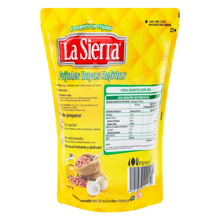 La Sierra Frijoles Bayos Refritos 6/430 g — Imagen 3 de 4