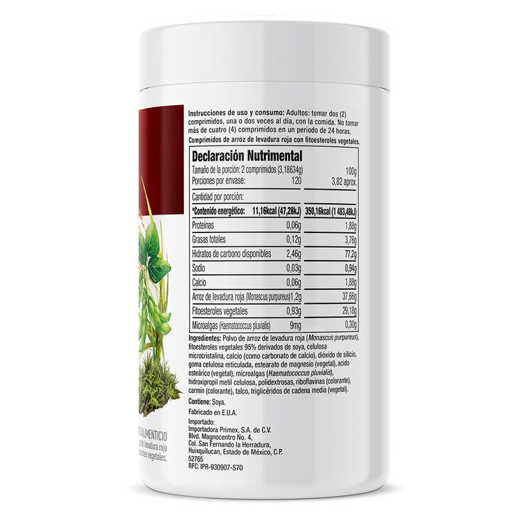 Weider Arroz de Levadura Roja 240 comprimidos — Imagen 2 de 3