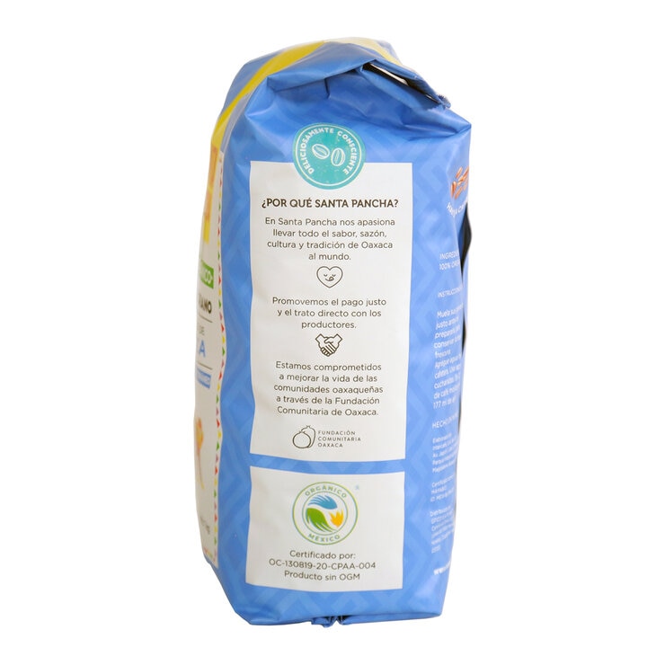 Santa Pancha Café en Grano 100% Arábica de Oaxaca 1 kg — Imagen 2 de 4