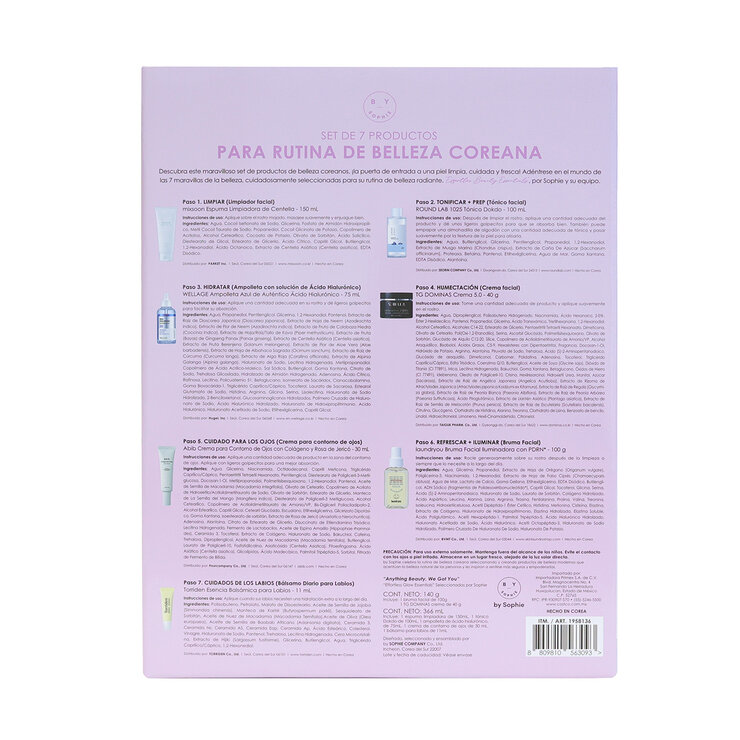 Cofre de Rutina Coreana con 7 Pasos — Imagen 2 de 2