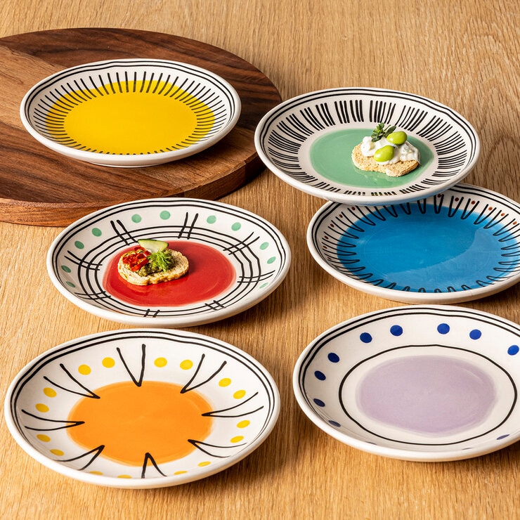 Over & Back 6 Platos para Aperitivos — Imagen 1 de 2