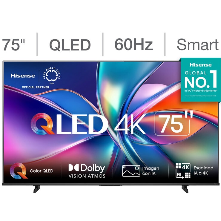 Hisense Pantalla 75" QLED Fire TV — Imagen 1 de 4