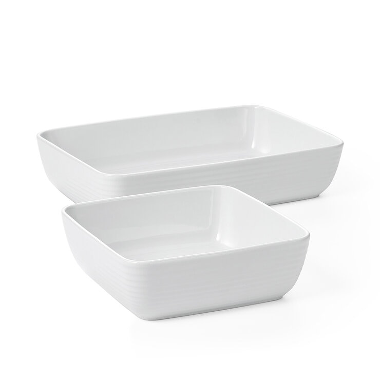 Juego de 2 Platones para Servir de Cerámica — Imagen 2 de 4