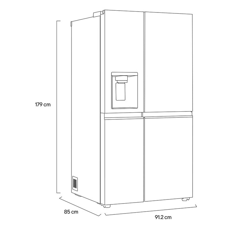 LG Refrigerador 27' Side by Side — Imagen 4 de 4