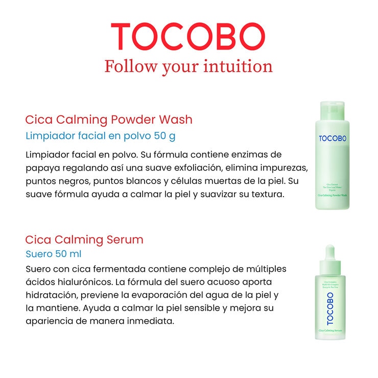 Tocobo, Cica Duo, Set de 2 piezas, Limpiador Facial y Suero Facial — Imagen 3 de 3