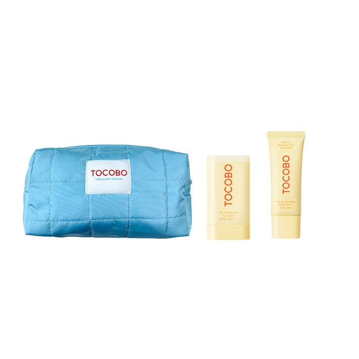 Tocobo, Sun Defense, Set de 2 piezas, Crema en Gel y Prebase Solar — Imagen 1 de 3